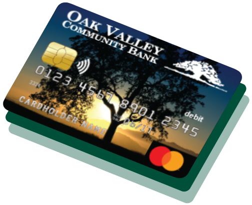 Oak Valley Community Bank debit card